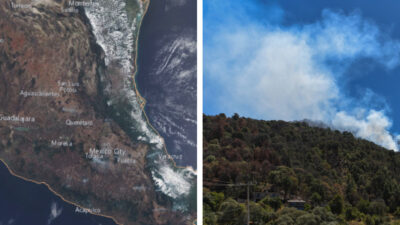 Humo de los incendios forestales en México se ven desde el espacio: fotos satelitales