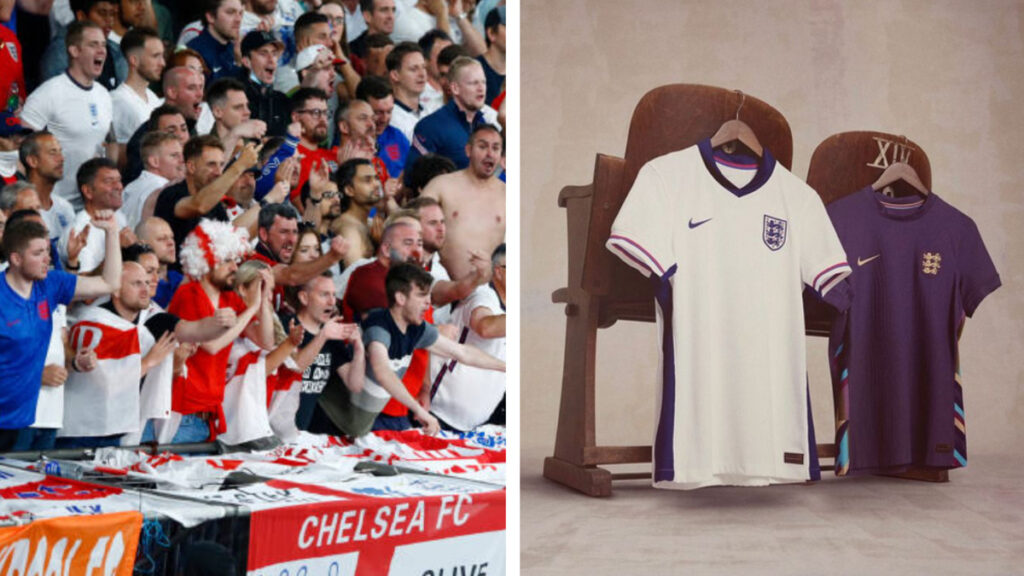 Controversia en Inglaterra por la nueva camiseta de la selección de fútbol: las críticas por la “actualización” en la bandera