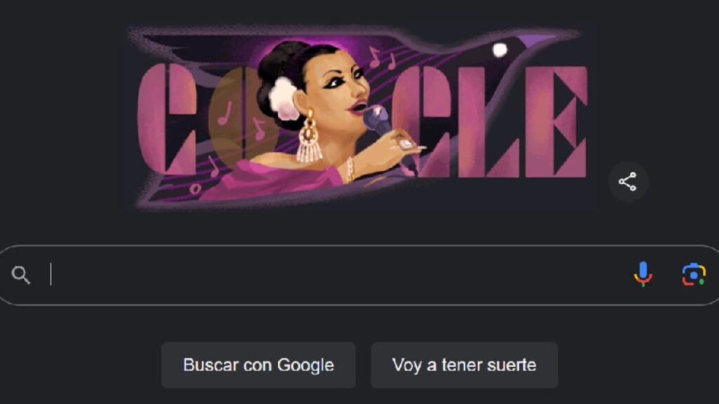 El Google Doodle del jueves 7 de marzo homenajea a Lola Beltrán