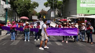 Marchas CDMX: Protesta del Sindicato Único de Trabajadores del Gobierno de la Ciudad de México (SUTGCDMX)