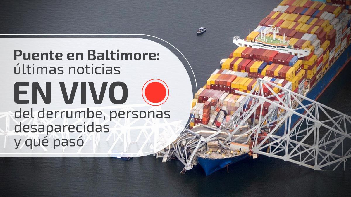 Derrumbe de Puente en Baltimore, Estados Unidos: últimas noticias EN VIVO
