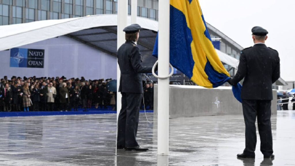 Suecia entró como el miembro 32 de la OTAN