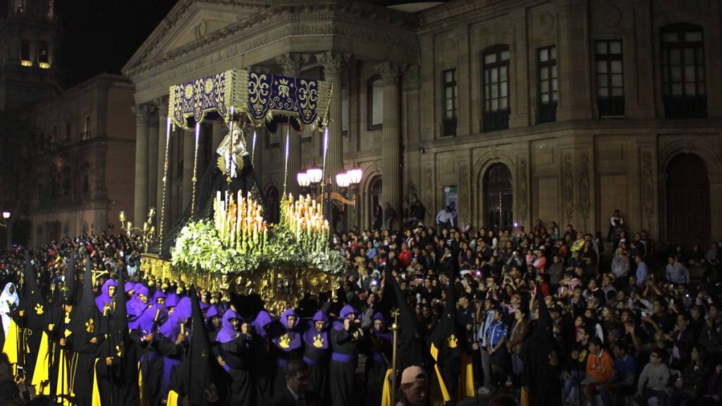 Procesión del silencio en SLP