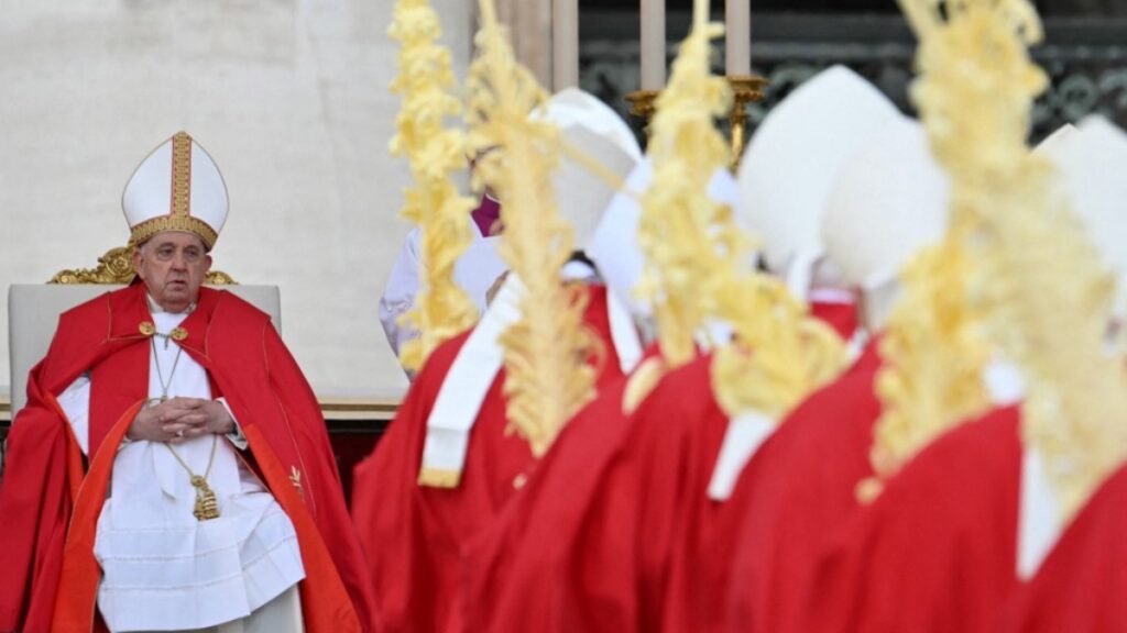 El papa Francisco se saltó la homilía del Domingo de Ramos.