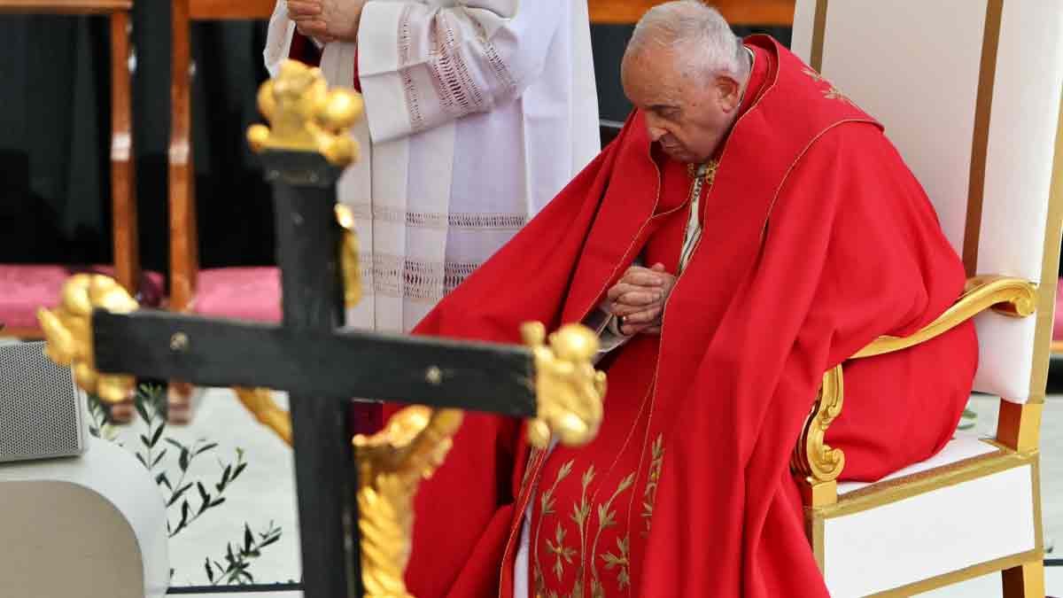 El silencio del Papa Francisco en la homilía del Domingo de Ramos