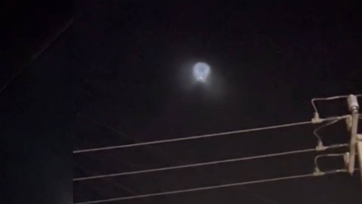 Aparece rara y misteriosa luz en el cielo de Coahuila tras tormenta y granizada: VIDEO