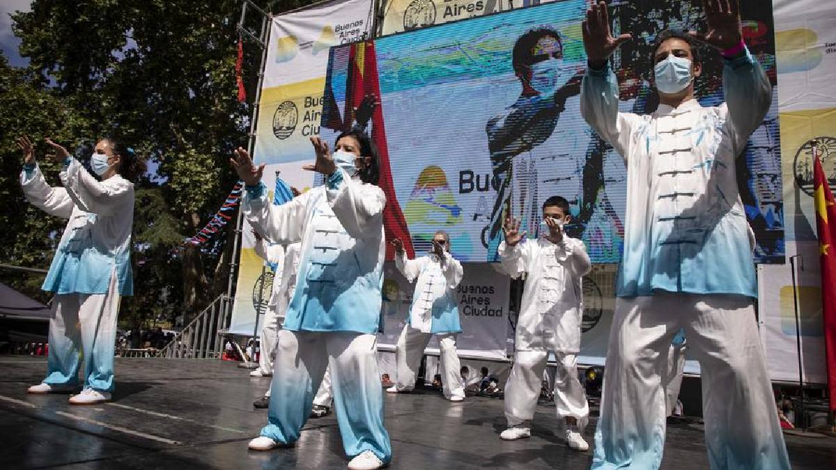 Taichi, el arte marcial chino que crece en Argentina