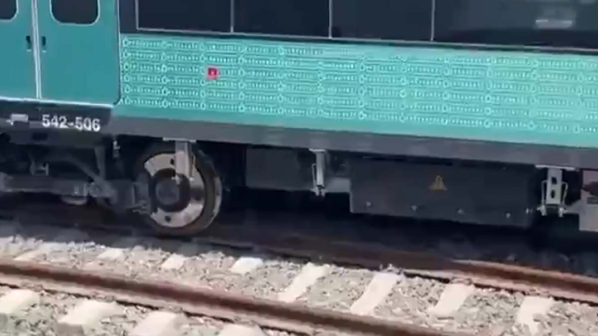 Reportan descarrilamiento de un vagón del Tren Maya en Yucatán