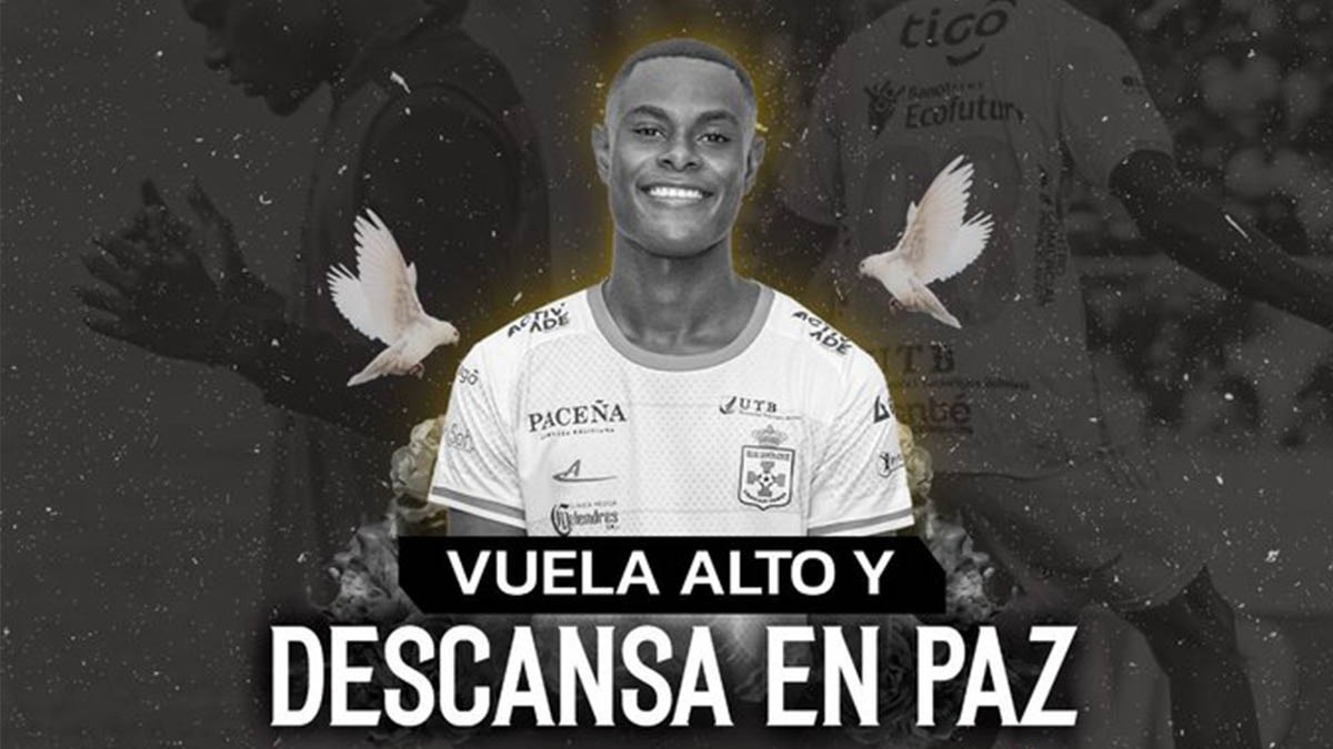 Fallece futbolista colombiano a los 24 años mientras entrenaba con su equipo