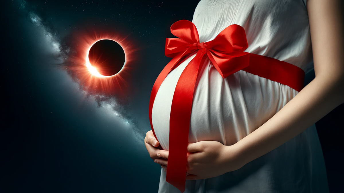 Este es el amuleto que usan las mujeres embarazadas para protegerse del eclipse