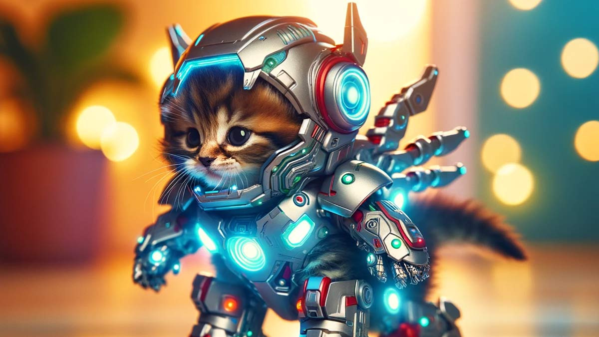 ¡Adoptado, pero a qué costo! Artista crea una armadura de Fallout para su gato