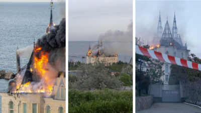 “Castillo de Harry Potter” en Ucrania, destruido por misil ruso
