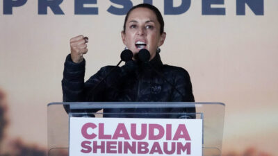 Claudia Sheinbaum en campaña