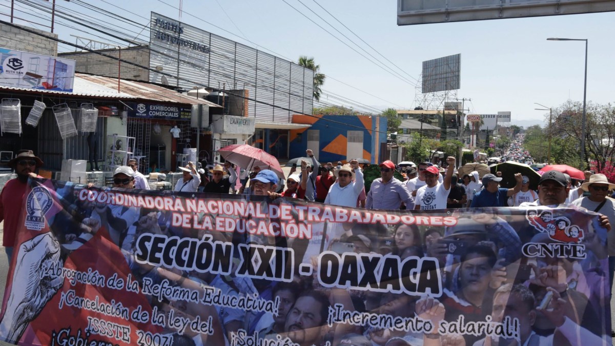 Concluye reunión en Palacio Nacional: CNTE reforzará movilizaciones “por falta de respuestas a demandas”