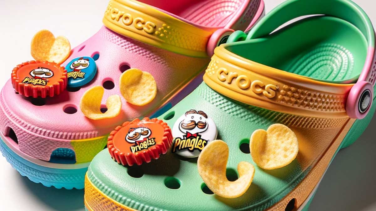 Crocs lanza nuevo modelo en colaboración con Pringles