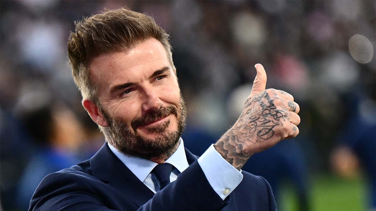 ¡Qué tipazo! David Beckham le “roba cámara” a Messi en su visita a Monterrey
