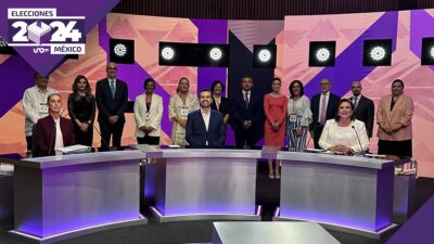Primer debate presidencial entre Claudia Sheinbaum, Xóchitl Gálvez y Jorge Álvarez Máynez