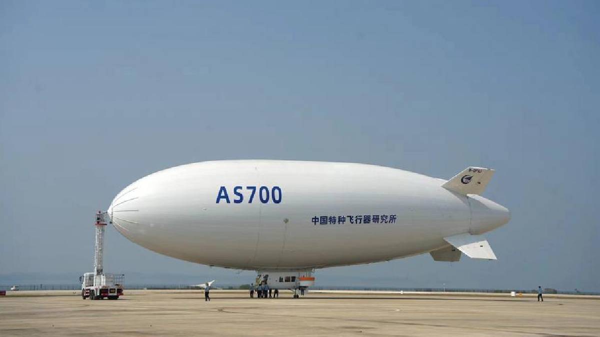 ¡Vuelve un clásico! Dirigible AS700 desarrollado por China realiza primer vuelo