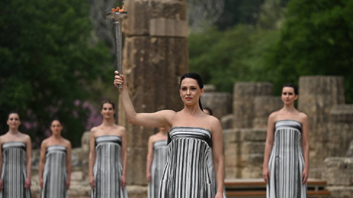 A 101 días de que inicien Juegos Olímpicos de Paris 2024, encienden la llama en Grecia