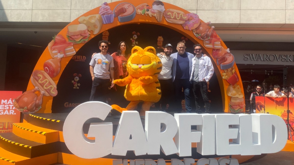 “Garfield: Fuera de casa”: así se vivió la Premier en la CDMX con Memo Villegas y “La Cotorrisa”