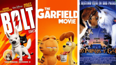 "Garfield: Fuera de Casa" y más películas sobre perros y gatos