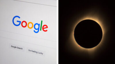 ¿Qué pasa si buscas la palabra "eclipse" en el buscador de Google?