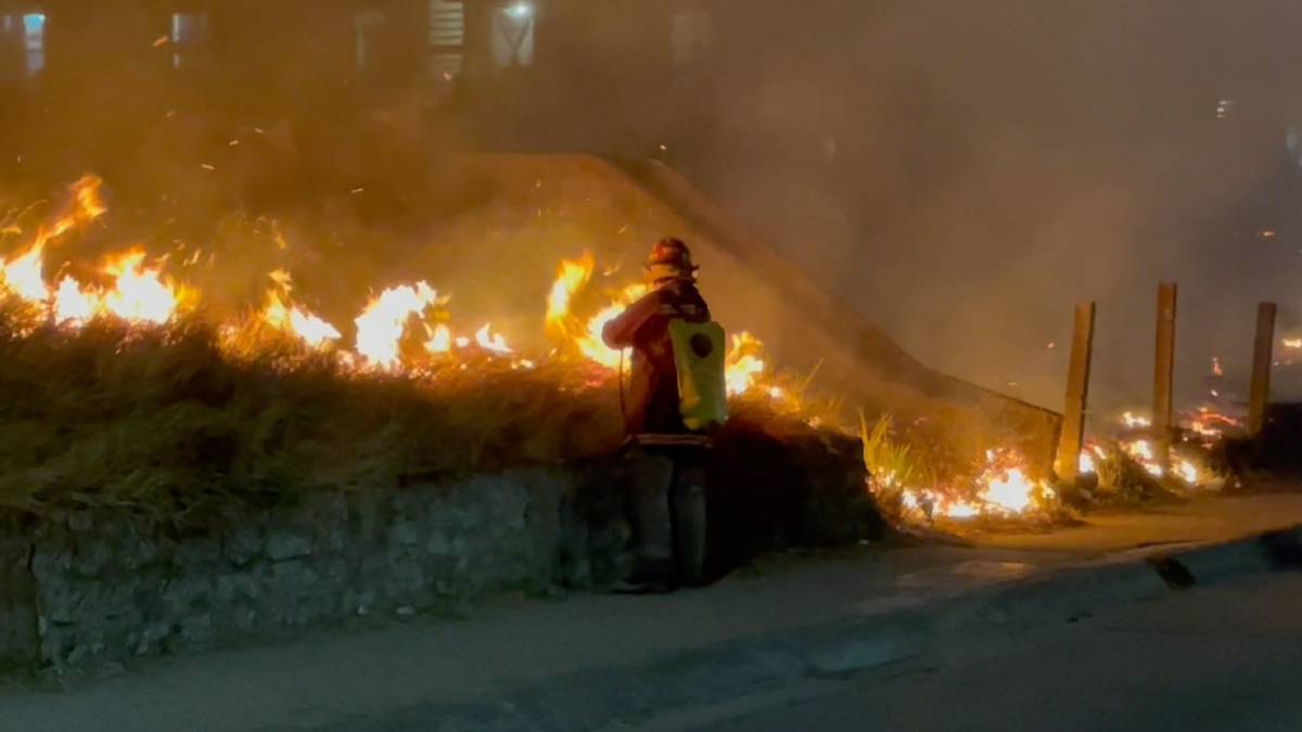 Surada provoca incendios de pastizales en Veracruz