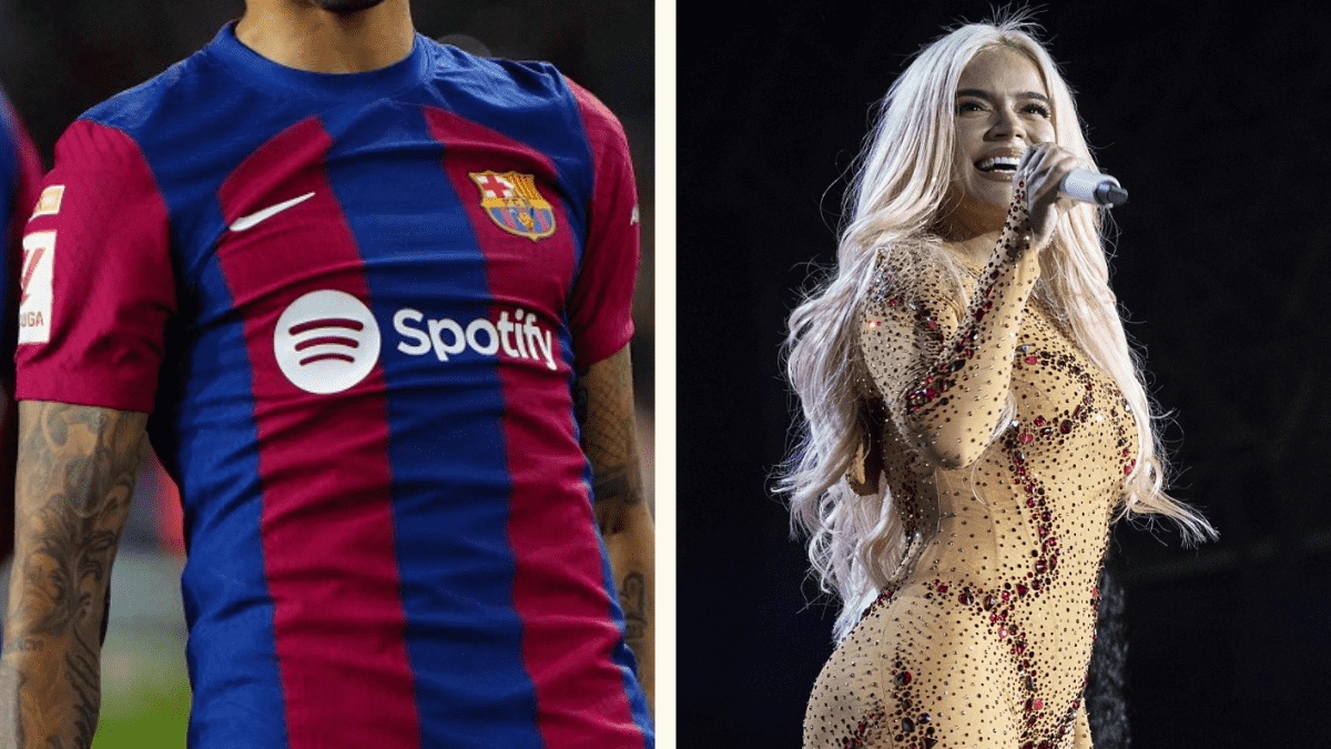 Así luce la playera de Barcelona con el logo de Karol G… ¡”La Bichota” se viste de culé!