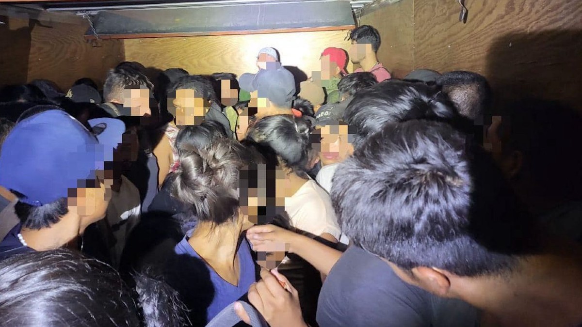 Imágenes: rescatan en Zacatecas a 116 migrantes hacinados en camionetas