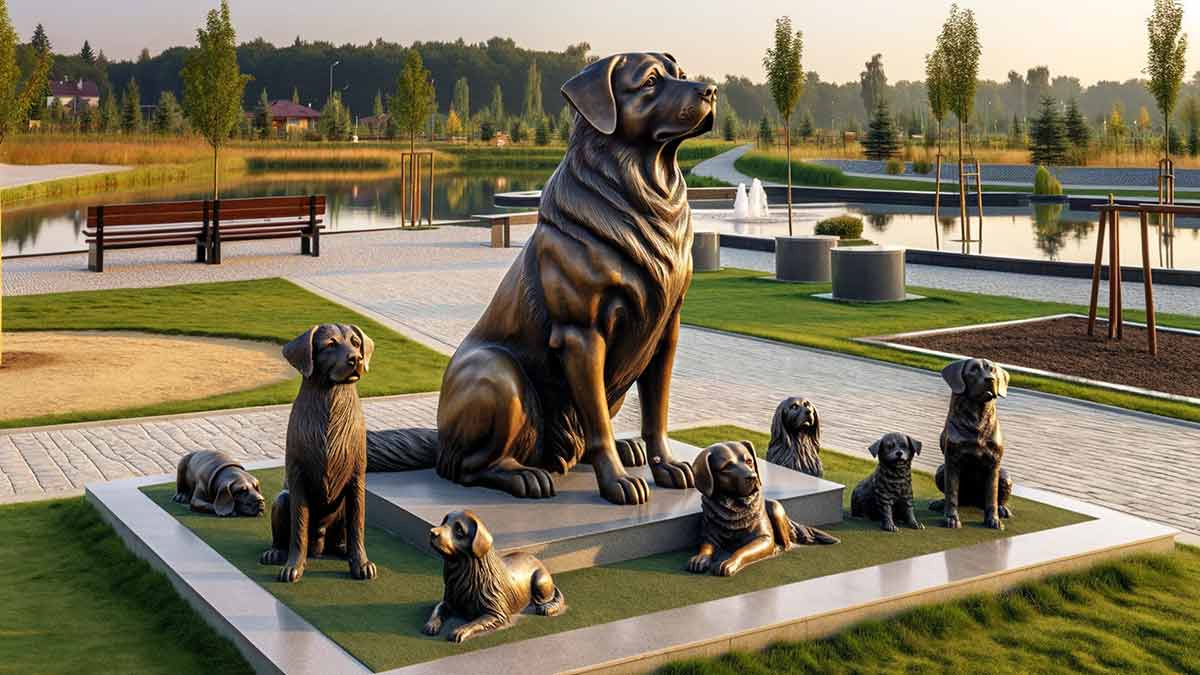 Crean monumento en memoria de mascotas que sufrieron maltrato y abandono