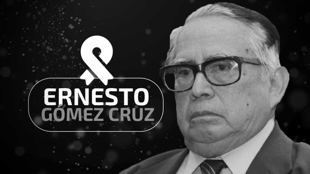 Ernesto Gómez Cruz murió a los 90 años de edad