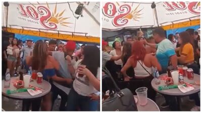 “Sálvame” del caos: mujeres se pelean en las micheladas al ritmo de RBD.