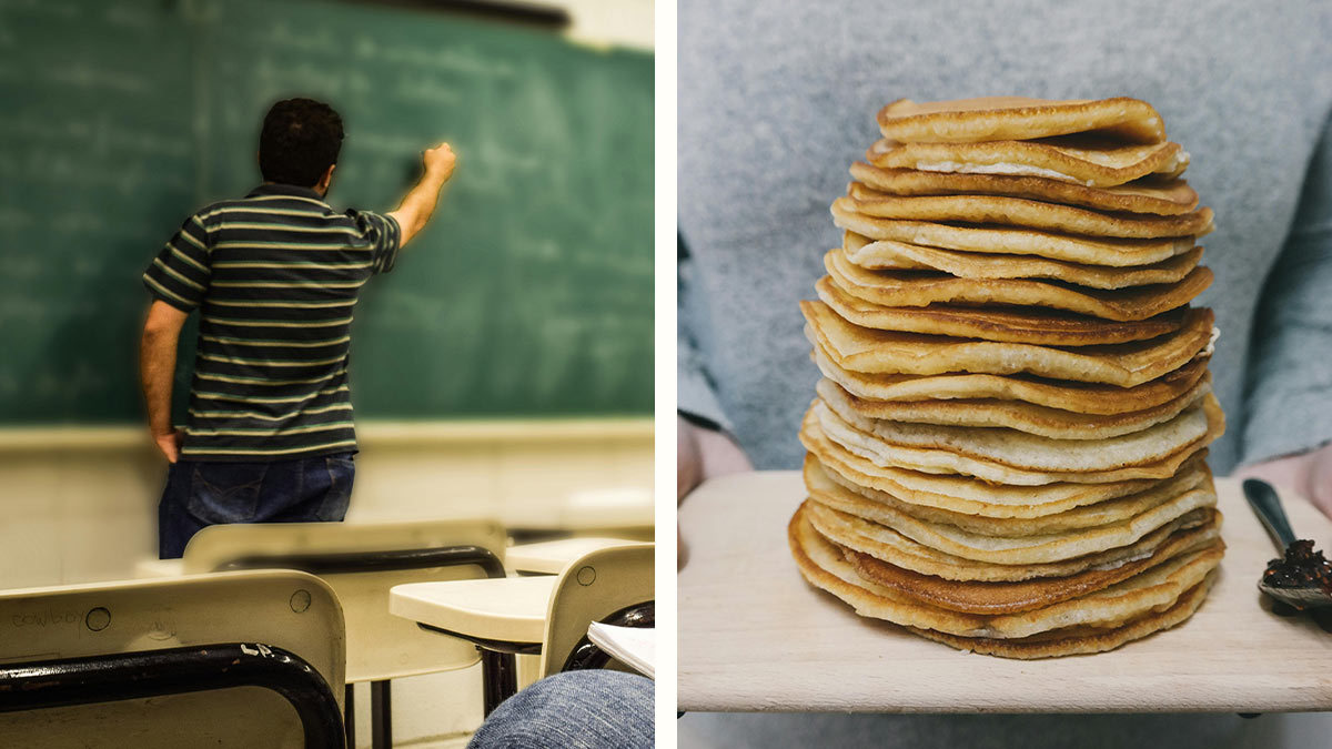 Profesor miel: lleva hot cakes a sus alumnos porque no los conocían y desata felicidad