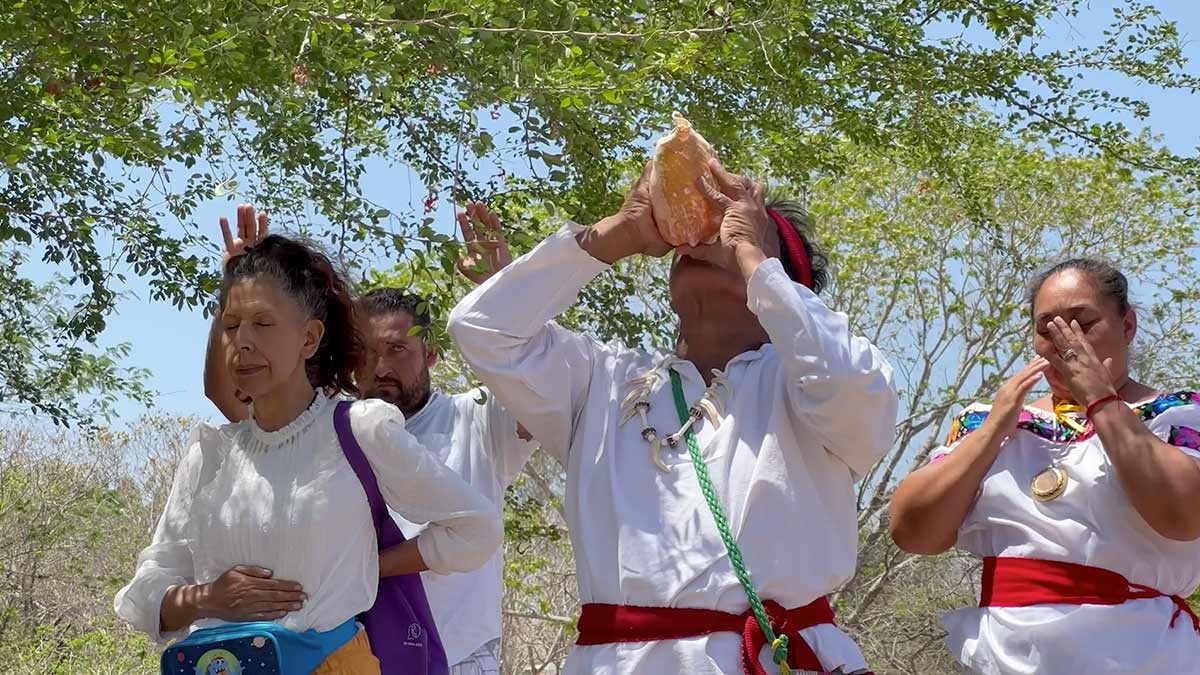 Rituales mayas durante el eclipse solar