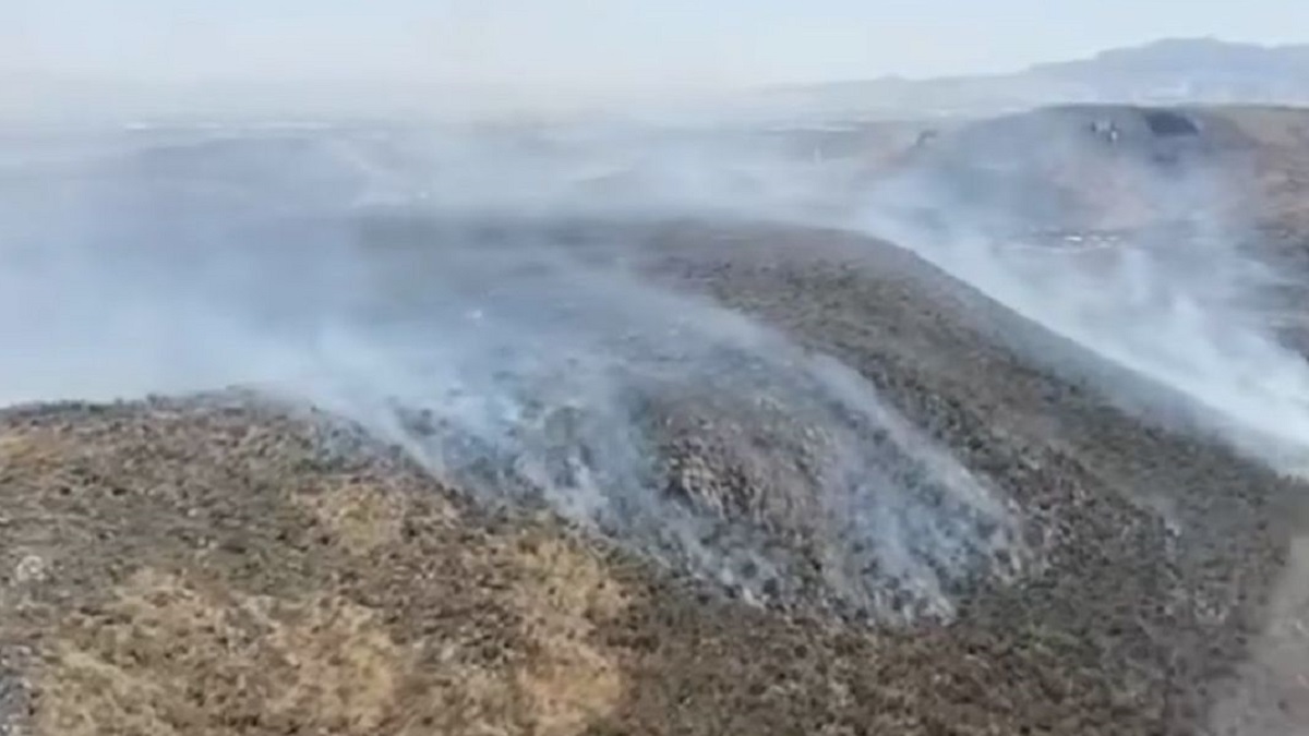 Se sale de control incendio en la Sierra de San Miguelito, en SLP