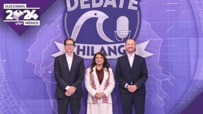 Segundo debate entre candidatos a la jefatura de Gobierno de la Ciudad de México (CDMX), Clara Brugada, Santiago Taboada y Salomón Chertorivski