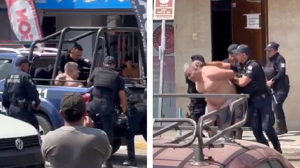 Shocker vuelve a ser detenido por disturbios; video lo muestra semidesnudo en Oaxaca