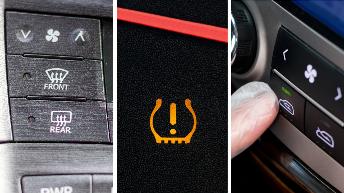 Misterios descifrados: 10 botones y símbolos confusos en el tablero de un coche