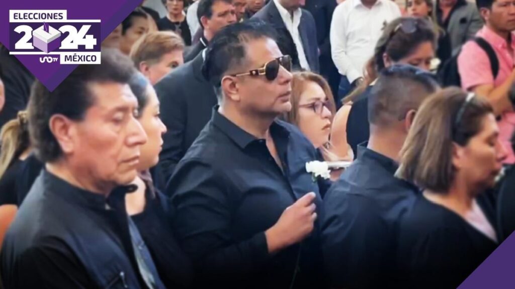 Adrián Guerrero Caracheo, aparece en misa de cuerpo presente de Gisel Gaytán, candidata asesinada que aspiraba a gobernar Celaya, Guanajuato
