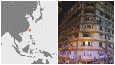 IMÁGENES: Fuerte sismo de 6.3 sacude Taiwán; hay daños.