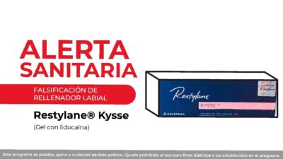 Alerta de Cofepris sobre Falsificación de Restylane Kysse