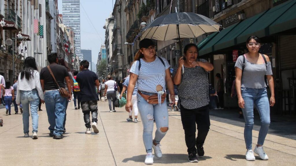 Altas temperaturas y pronostico de lluvias en CDMX