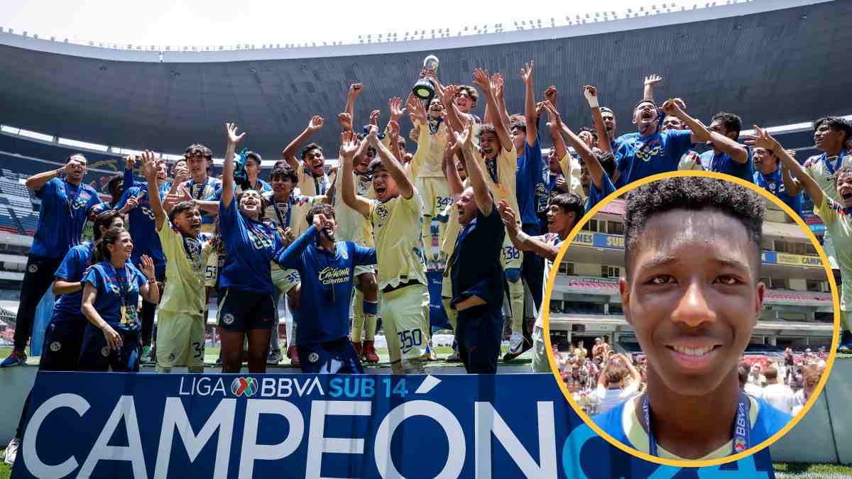 Hijo de “Chucho” Benítez se convierte en campeón con América Sub-14