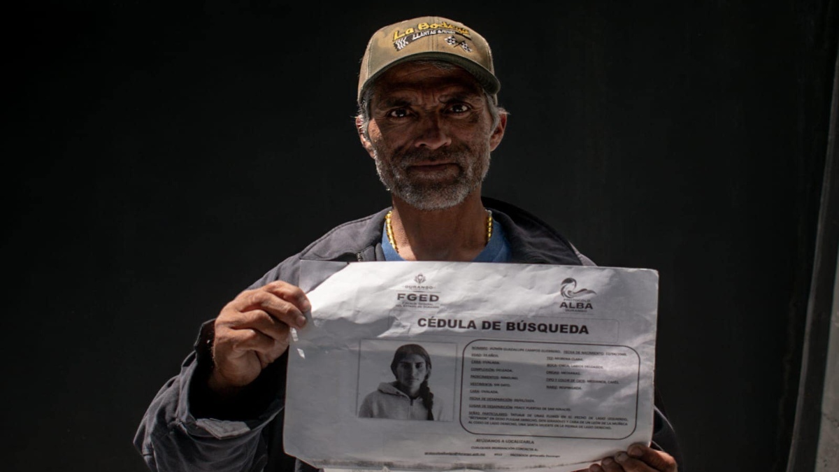 Con el corazón en la mano: padre viaja de Durango a Tijuana para buscar a su hija desaparecida