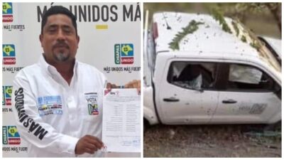 Atentan contra candidato a presidente municipal en Chiapas