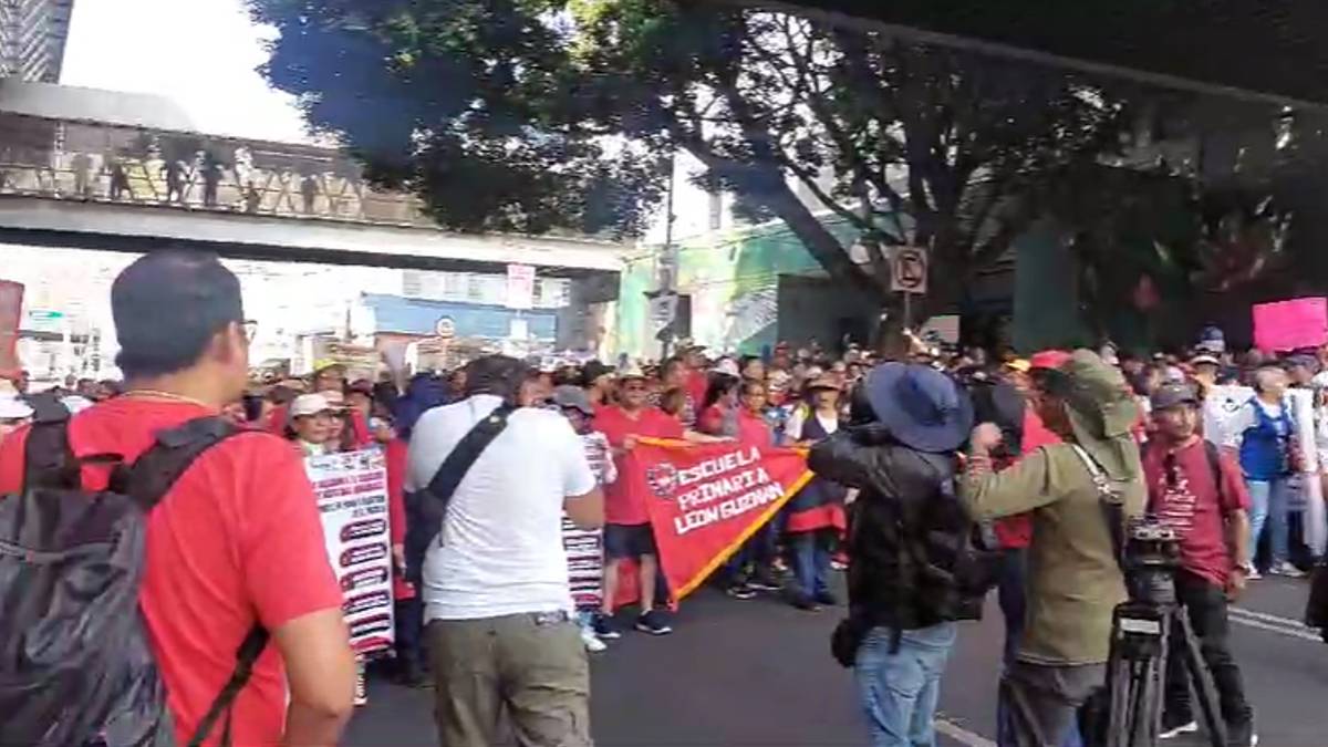 CNTE: bloqueos y manifestaciones hoy 28 de mayo en CDMX; en vivo