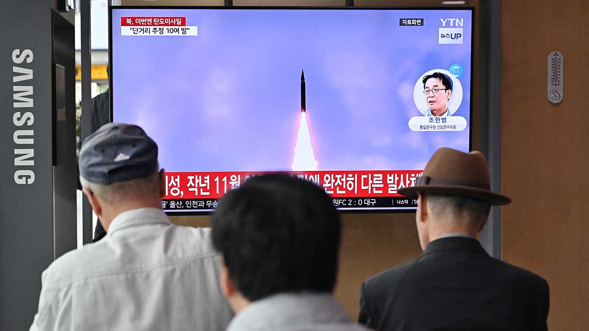 Corea del Norte lanza múltiples misiles balísticos de corto alcance