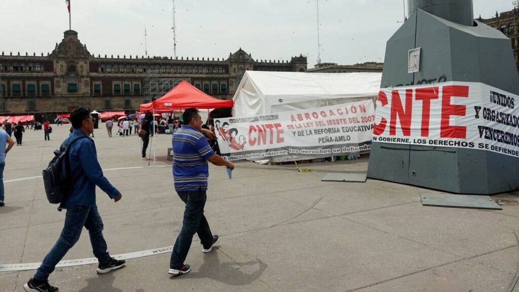 CNTE continuará con su plantón en el Zócalo