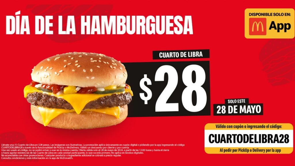 Dia De La Hamburguesa Promocion Macdonald   Pesos