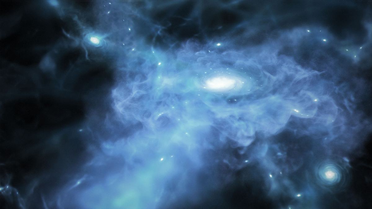 Ofrecen la primera visión del nacimiento de las galaxias más antiguas del universo